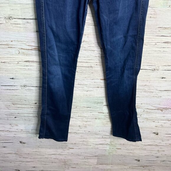 MOTHER High Waisted Rascal Body Electric Straight Leg Jeans Dark Wash Size 26 - Picture 5 of 11